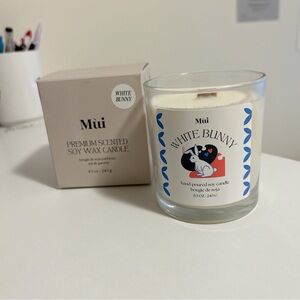 Müi White Bunny Scented Soy Candle